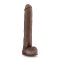 BLUSH AU NATUREL 30,0 cm &Oslash; 6,0 Dildo Daddy aus Sensa Feel &amp; Saugfuss braun