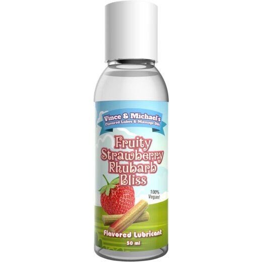 VINCE &amp; MICHAEL`S Fruity Strawberry Rubarb Bliss Wasserbasiert 50ml