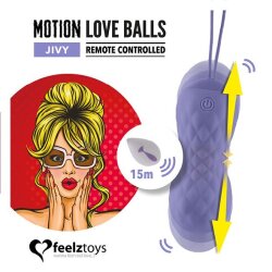 FEELZTOYS Motion Love Balls Jivy mit Vibration &amp;...