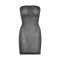 LEG AVENUE Shimmer Sheer Rhinestone Tube Dress Schwarz