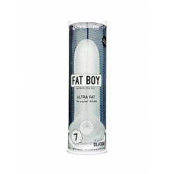 PERFECT FIT Fat Boy Ultra Fat 7&quot; Penish&uuml;lle aus SilaSkin Silikon Transparent