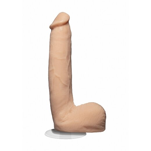 VAC U LOCK Dildo Pierce Paris aus Ultraskyn mit abnehmbarem Saugfuss Beige