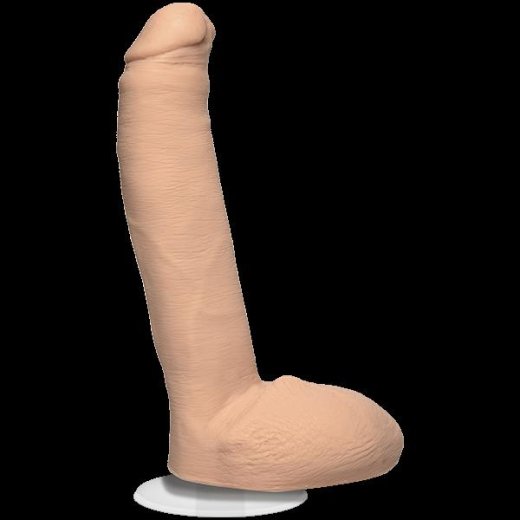 VAC U LOCK Dildo Tommy Pistol Pollal aus Ultraskyn mit abnehmbarem Saugfuss Beige