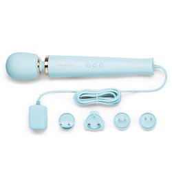 LE WAND Bodywand Plug-In Massager mit Kabel Himmelblau