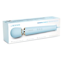 LE WAND Bodywand Plug-In Massager mit Kabel Himmelblau