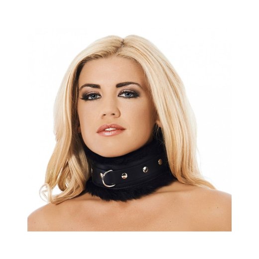 RIMBA Padded Collar mit Kunstfell S/M