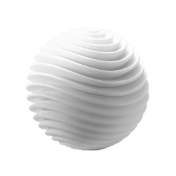 TENGA Geo Aqua Masturbator aus elastischem Elastomer Weiss