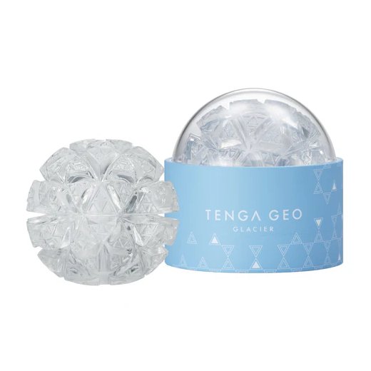 TENGA Geo Glacier Masturbator aus elastischem Elastomer Ice