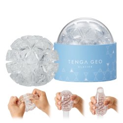 TENGA Geo Glacier Masturbator aus elastischem Elastomer Ice