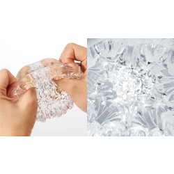 TENGA Geo Glacier Masturbator aus elastischem Elastomer Ice