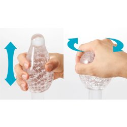 TENGA Geo Glacier Masturbator aus elastischem Elastomer Ice