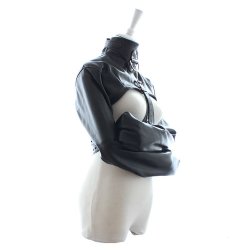 KIOTOS Zwangsjacke aus Kunstleder Schwarz Small
