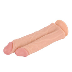 KIOTOS Cox 029 Doppel-Dildo 28,0 cm Beige