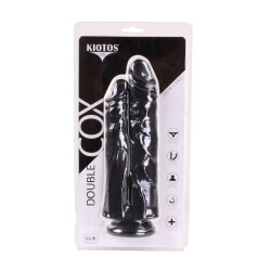 KIOTOS Cox 029 Doppel-Dildo 28,0 cm Schwarz