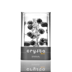 TENGA Crysta Ball Masturbator Transparent/Schwarz
