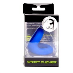 SPORT FUCKER Rugby Penis- &amp; Hodenring Blau