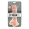 TOY JOY Get Real Dildo aus TPE 23,0 cm x 4,7 cm Beige