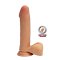 TOY JOY Get Real Dildo aus TPE 20,5 cm x 4,5 cm Beige