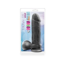 BLUSH AU NATUREL Bold Massive Dildo aus Silikon schwarz