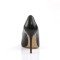 PLEASER High Heel Pointed-Toe Pump aus Leder Schwarz