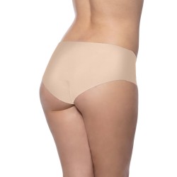 BYE BRA Invisible Panties 2 Pack Schwarz & Beige S