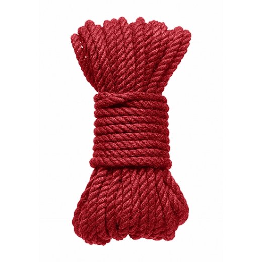 KINK Hanfseil 9 Meter 6mm Ø Rot