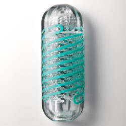 TENGA Spinner Masturbator 04 Pixel Turquoise/Transparent