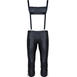 REGNES FETISH PLANET Bayrische 3/4 Trachtenhose im Wetlook XL