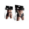 REGNES FETISH PLANET Mesh &amp; Wetlook Brief Bottomless Schwarz L