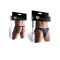 REGNES FETISH PLANET Mesh &amp; Wetlook Jocks Schwarz M