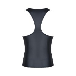 REGNES FETISH PLANET Wetlook Tank Top Schwarz XL