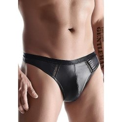 REGNES FETISH PLANET Wetlook Thongs Schwarz L