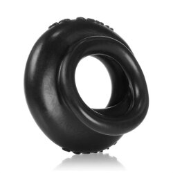 OXBALLS Juicy XL Padded Penisring aus Smoosh Silikon schwarz