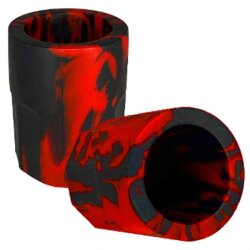 OXBALLS Riesen-Nipplesauger Silikon schwarz rot