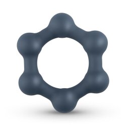 BONERS Penis Ring Hexagon mit Stahlkugeln