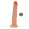 TOY JOY Get Real Dildo aus purem Silikon 19 cm Beige