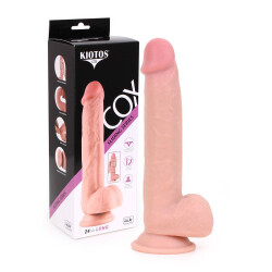 KIOTOS Cox Sliding 03 Dildo mit beweglicher Haut 24,0 cm Beige