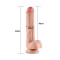 KIOTOS Cox Sliding 03 Dildo mit beweglicher Haut 24,0 cm Beige