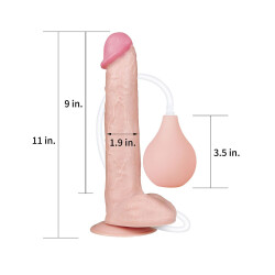 KIOTOS Cox Squirt 02 Dildo mit Spritz-Funktion 28,0 cm beige