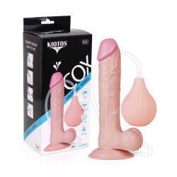 KIOTOS Cox Squirt 01 Dildo mit Spritz-Funktion 23,0 cm Beige