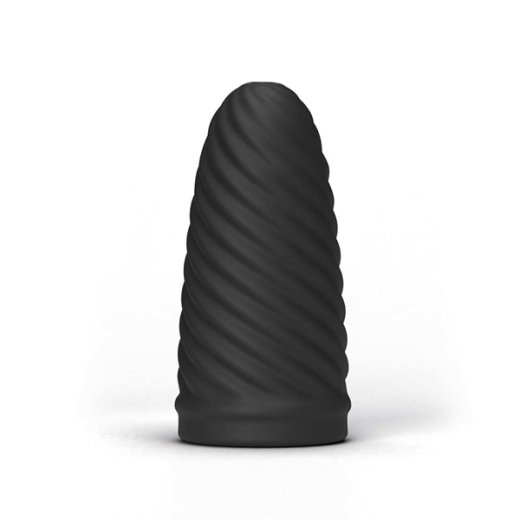 ALL BLACK Loop Real Skin Masturbator