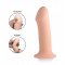 SQUEEZE-IT Flexibler Dildo aus Silikon Beige