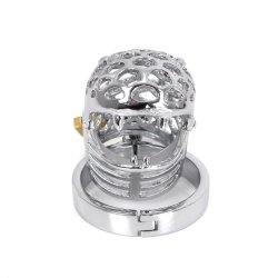 KIOTOS Peniskäfig mit Schlangenkopf aus Edelstahl Ø 4,5 cm