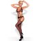 OBSESSIVE Bodystocking N108 S/M/L Schwarz