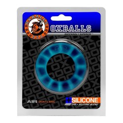 OXBALLS Air Penisring aus TPR-Silikon-Mischung Blau