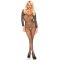 LEG AVENUE Fishnet Sleeved Bodystocking One-Size Schwarz