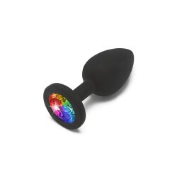 TOY JOY Rainbow Booty Jewel Anal-Plug aus Silikon Small...