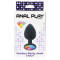 TOY JOY Rainbow Booty Jewel Anal-Plug aus Silikon Medium Schwarz