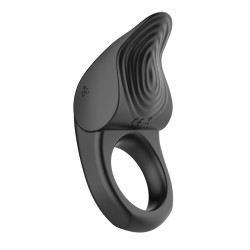 MALESATION Vibro Lust Ring mit Klitoris-Stimulanz Schwarz