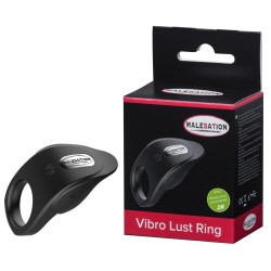 MALESATION Vibro Lust Ring mit Klitoris-Stimulanz Schwarz